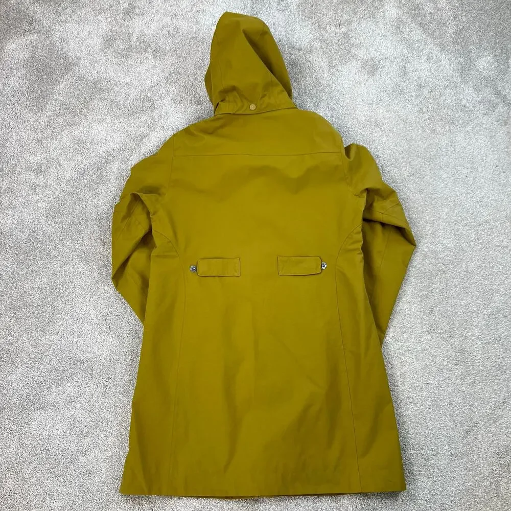 Seasalt Cornwall RAIN Coverack Waterproof Yellow Green Pear Rain Coat Jacket (8) - Picture 10 of 16